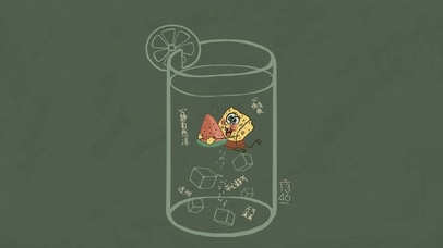 海棉宝宝夏凉好心情配方饮