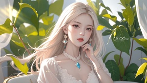 长发纯欲系美少女