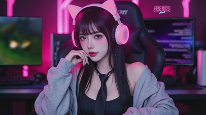 超强动态！纯欲电竞美少女 