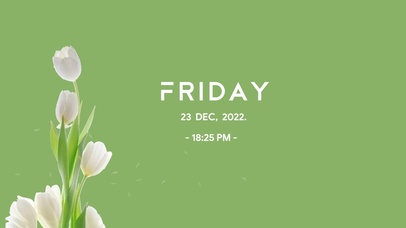 护眼简约白色郁金香