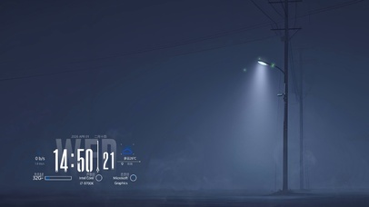 深夜的路灯·极简