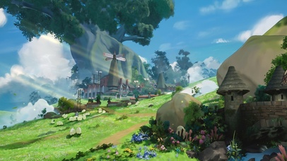 4K唯美治愈村庄田野