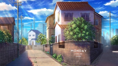 唯美日式街道风景