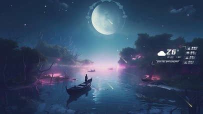 梦幻紫风景壁纸