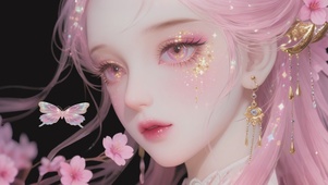 梦幻粉发女孩