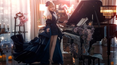 无尽深渊长腿COSPLAY