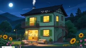 萤火虫鸣的夏夜
