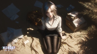 她的笑容宛如初春的阳光