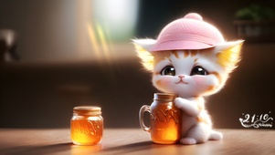 馋嘴的猫猫