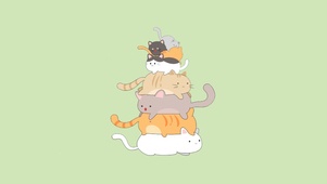 可爱叠猫猫