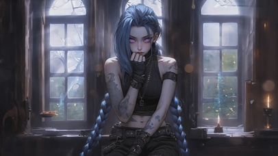 【4K】哥特黑暗金克斯