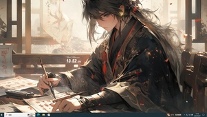 窗外落花