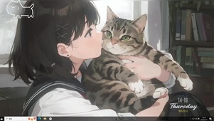 摸摸小胖猫