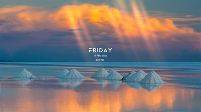 唯美落日夕阳海面风景