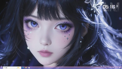 紫瞳少女的惆怅 