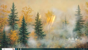 插画森林壁纸-桌面主题