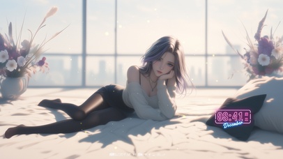 她的眼睛如同深秋的湖泊