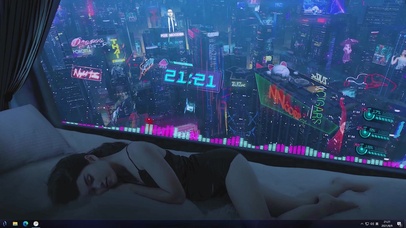 4K 赛博朋克城市