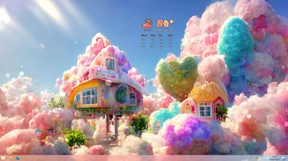 棉花糖云朵屋主题