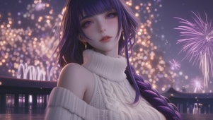 毛衣少女