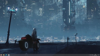 主题赛博朋克的夜晚