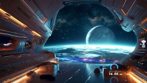 舱门外的星球