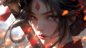 执剑红妆女侠
