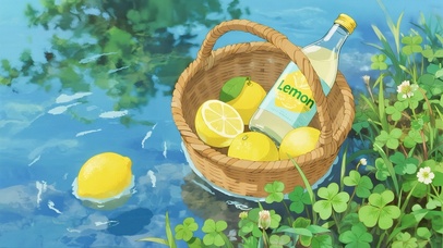 溪边柠檬与四叶草