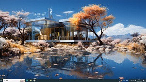 温暖阳光玻璃房