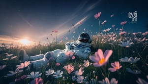 宇航员鲜花