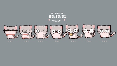 打工人一周心情（喵咪版）