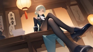 维尔汀-黑丝少女