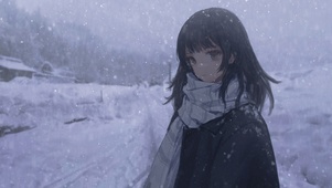 雪中女孩