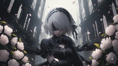 暗黑系尼尔少女