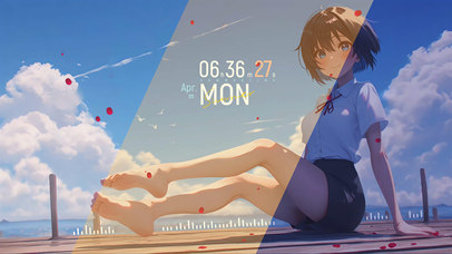 summer girl(随时间变化)