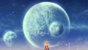 星河所望护眼壁纸