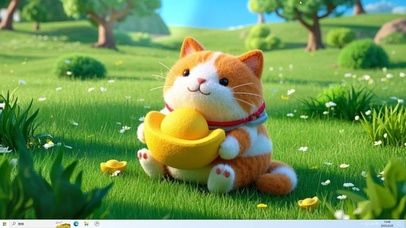 招财猫，可爱猫咪