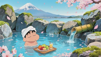 蜡笔小新的治愈温泉乡