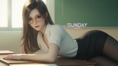 春风吹拂，妩媚动人