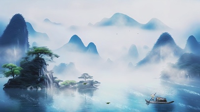 风景简约AI壁纸