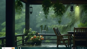  淅沥秋雨（护眼）