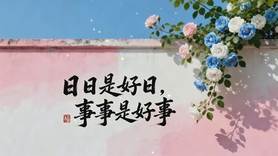 日日是好日，事事是好事