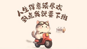 积极下班小猫