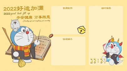 哆啦A梦分区壁纸3