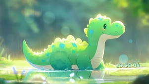 绿色小恐龙