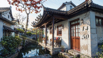 4K唯美治愈古风园林