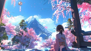 4K富士山风景
