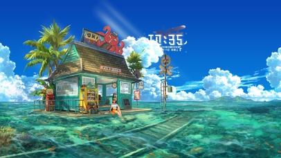 治愈唯美海上房子