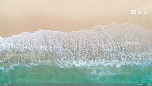碧玉海滩（含时钟）