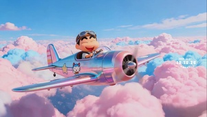 蜡笔小新遨游天空